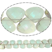 Imitation de perles en cristal CRYSTALLIZED™ , larme, Placage coloré, facettes & imitation de cristal CRYSTALLIZED™, plus de couleurs à choisir Environ 1mm Environ 18 pouce, Environ Vendu par brin