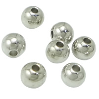 Brass Crimp Beads, Round, plated, smooth 3mm Approx 1mm 