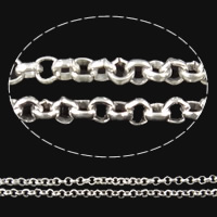 Iron Rolo Chain, plated nickel free 