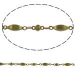 Brass Soldered Chain, plated, bar chain 
