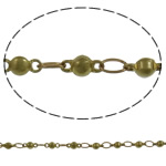 Brass Soldered Chain, plated, bar chain 