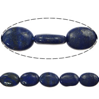 Perles de pierre lasurite naturelles, lapis lazuli naturel, ovale Environ 1mm .5 pouce  Vendu par kg