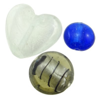 Perles murano faites à la main , chalumeau, fait à la main, mélangé, 4-42mm, Vendu par kg