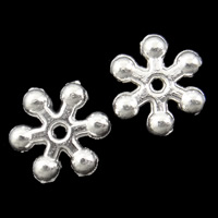 Perles intercalaires en alliage de zinc, fleur, Placage, plus de couleurs à choisir, protéger l'environnement, sans nickel, plomb et cadmium Environ 1.5mm, Vendu par kg