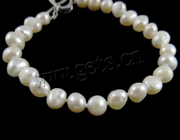 Freshwater Pearl Bracelet, different styles for choice, more colors for choice, 6mm, 7-8mm, Length:7.5 , Sold By Strand