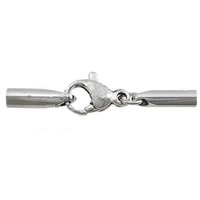 Stainless Steel Lobster Claw Cord Clasp, plated Approx 2.5mm 