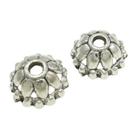 Zinc Alloy Bead Caps, Flower, plated Approx 1.5mm 