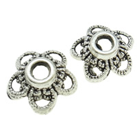 Zinc Alloy Bead Caps, Flower, plated Approx 2.5mm, Approx 