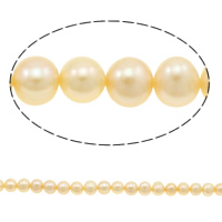 Round Cultured Freshwater Pearl Beads, natural, pink, Grade A, 8-9mm Approx 0.8mm .5 Inch 
