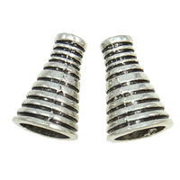 Zinc Alloy Bead Caps, Cone, plated Approx 2mm 