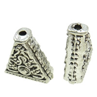 Zinc Alloy Bead Caps, Triangle, plated Approx 1.5mm 