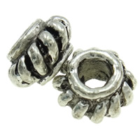 Zinc Alloy Bead Caps, Rondelle, plated nickel, lead & cadmium free Approx 2.5mm 