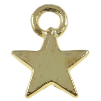 Zinc Alloy Star Pendant, plated nickel, lead & cadmium free 
