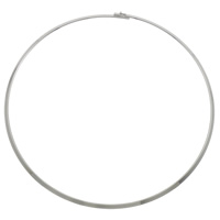 Латунная проволока памяти ожерелье цепь, Латунь, Другое покрытие, Много цветов для выбора длина:16.6 дюймовый, продается Strand[