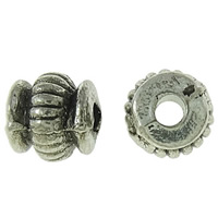 Zinc Alloy Tube Beads nickel, lead & cadmium free Approx 1mm 