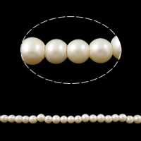 Round Cultured Freshwater Pearl Beads, natural  Grade AAA, 9-10mm 