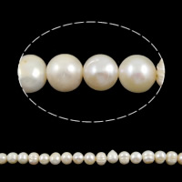 Round Cultured Freshwater Pearl Beads, natural Grade A, 9-10mm Approx 0.8mm Inch 