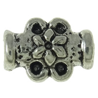 Zinklegierung Rohr Perlen, keine, frei von Nickel, Blei & Kadmium, 6x8x3mm, Bohrung:ca. 1mm, 2000PCs/Tasche, verkauft von Tasche