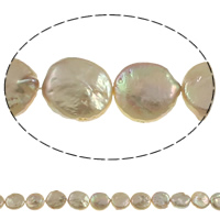 Coin Cultured Freshwater Pearl Beads, natural, light purple, 11-12mm Approx 0.8mm Approx 14.5 Inch 
