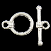 Zinc Alloy Toggle Clasp, Round, plated, single-strand nickel, lead & cadmium free Approx 