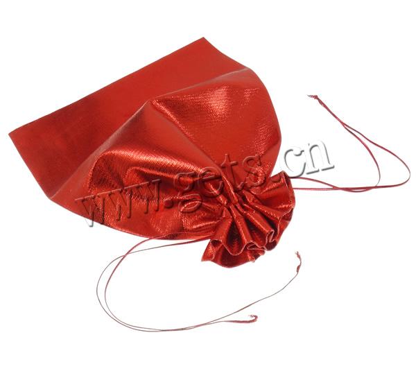Nylon Drawstring Pouches, with Organza, Rectangle, more colors for choice, Sold By PC