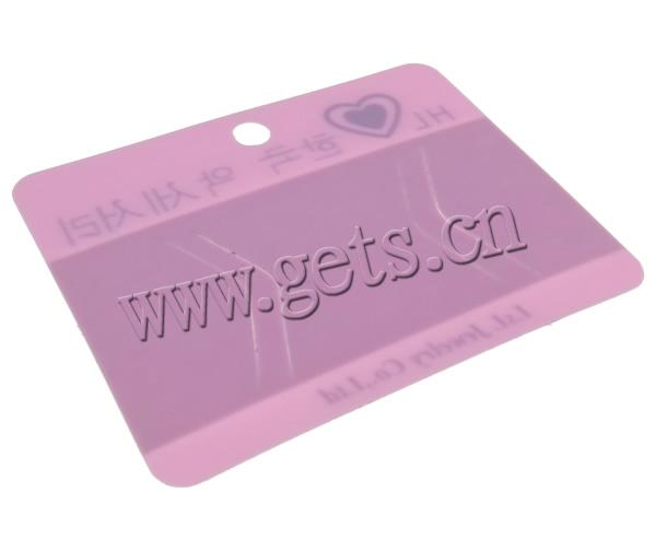 Hair Clip Display Card, Polypropylene(PP), Rectangle, 1000PCs/Bag, Sold By Bag