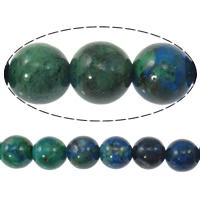 Lapis Lazuli Phenix Bead, Round, natural .5 Inch 