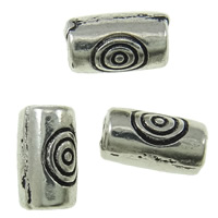 Zinc Alloy Tube Beads, plated Approx 1mm, Approx 