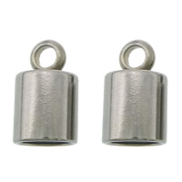 Stainless Steel End Caps, original color Approx 4mm, 2mm 