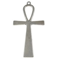 Zinc Alloy Cross Pendants, Ankh Cross, plated Approx 2mm, Approx 