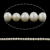 Round Cultured Freshwater Pearl Beads, natural Grade A, 6-7mm Approx 0.8mm 