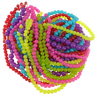 Glass Beads, mixed, 6-14mm Approx 1-2mm Approx 32 Inch, Approx 