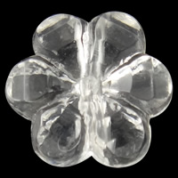 Perles acryliques transparentes, Acrylique, fleur, facettes, plus de couleurs à choisir Environ 2mm, Environ Vendu par sac