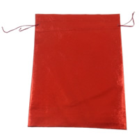 Organza Jewelry Pouches Bags, solid color, silver color 