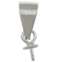 Sterling Silver Peg Bail, 925 Sterling Silver, plated [