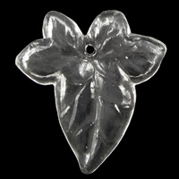 Transparent Acrylic Pendants, Leaf 