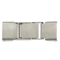 Stainless Steel Watch Band Clasp, original color Approx 10mm 