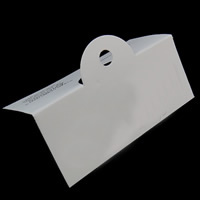 Ohrring Anzeige Karte, Papier, Rechteck, ca. 1000PCs/Tasche, verkauft von Tasche