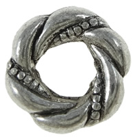 Zinc Alloy Frame Beads, Donut, plated cadmium free Approx 1mm 
