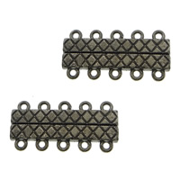 Zinc Alloy Magnetic Clasp, Rectangle, plated cadmium free Approx 2mm 