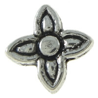 Zinc Alloy Flower Beads, plated Approx 1.5mm 