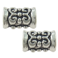 Zinc Alloy Jewelry Beads, Tube, plated Approx 2mm, Approx 