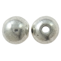 Zinc Alloy Jewelry Beads, Round, plated nickel free, 6mm Approx 1mm 
