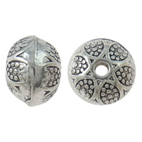 Zinc Alloy Jewelry Beads, Rondelle, plated Approx 1.5mm, Approx 
