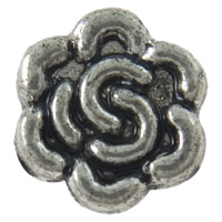 Zinc Alloy Flower Beads, plated Approx 1mm 