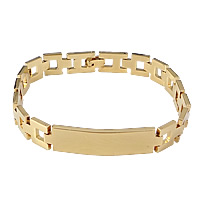 Brass Bracelets, plated, imitation stainless steel nickel, lead & cadmium free Approx 8 Inch 