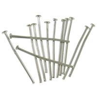 Iron Headpins, plated Approx 
