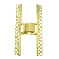 Zinc Alloy Fold Over Clasp, plated, multi-strand nickel, lead & cadmium free Approx 2mm 