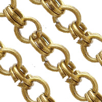 Brass Double Link Chain