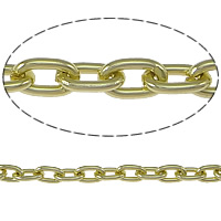 アルミ オーバル チェーン, アルミニウム, メッキ, 楕円形の鎖, 無色 長さ:100 M, 売り手 ロト